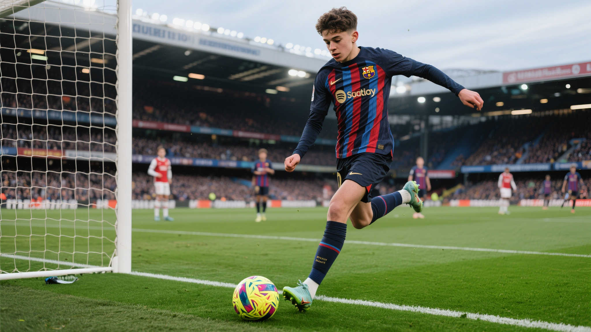 他的技术特点包括出色控球能力、强劲射门以及令人惊叹